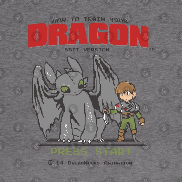 How To Train Your Dragon 8Bit Version by Akiwa